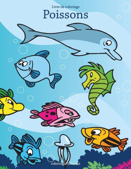 Livre de coloriage Poissons 1