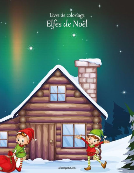 Livre de coloriage Elfes de Noël 1