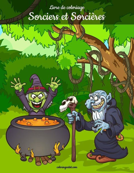 Livre de coloriage Sorciers et Sorcières 1