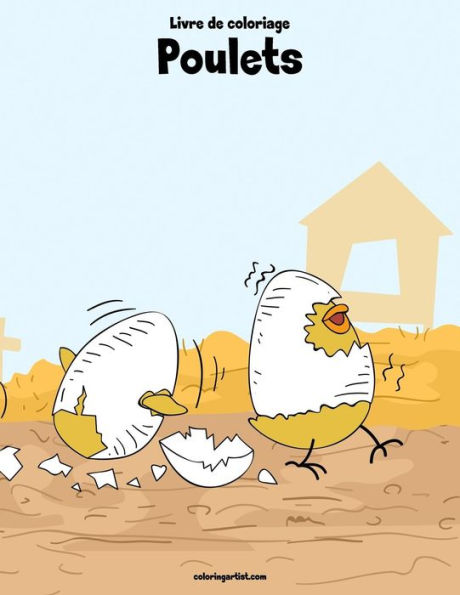 Livre de coloriage Poulets 3