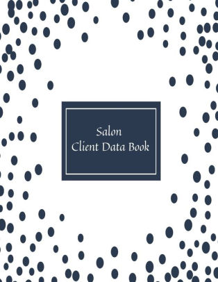 Salon Client Data Book Hair Stylist Client Organizer Client