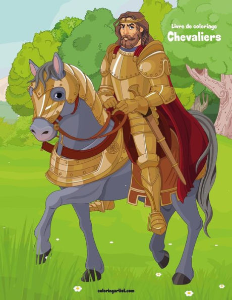 Livre de coloriage Chevaliers 1