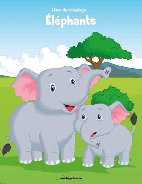 Livre de coloriage Éléphants 2