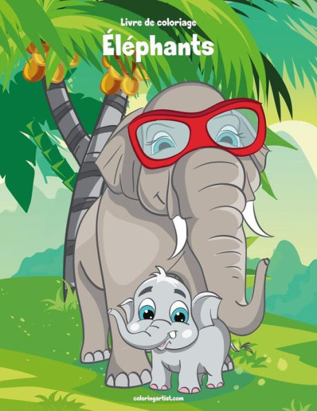 Livre de coloriage Éléphants 1 & 2