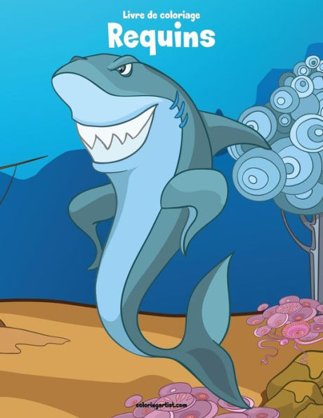 Livre de coloriage Requins