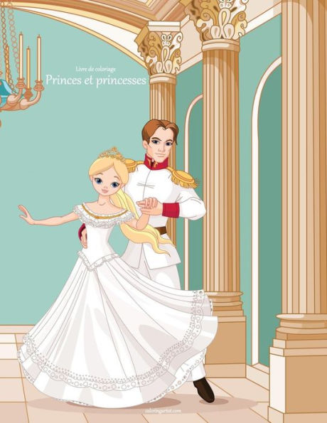 Livre de coloriage Princes et princesses 1