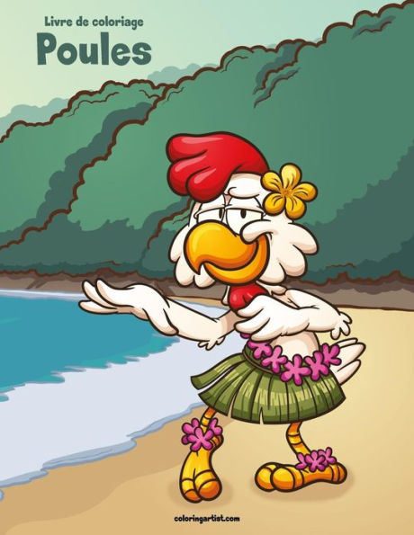 Livre de coloriage Poules 1