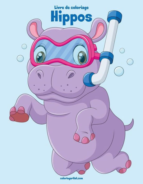 Livre de coloriage Hippos 1