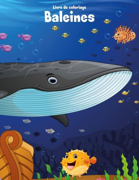 Livre de coloriage Baleines 1