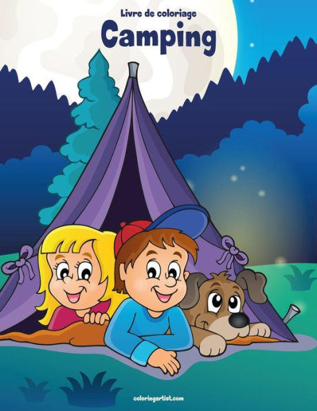 Livre de coloriage Camping 1