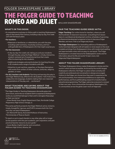 The Folger Guide to Teaching Romeo and Juliet