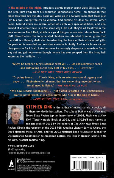 The Institute: A Novel