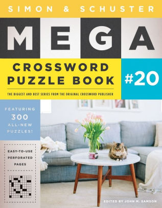 Simon Schuster Mega Crossword Puzzle Book 20 By John M Samson Paperback Barnes Noble