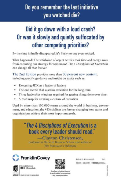 The 4 Disciplines of Execution: Revised and Updated: Achieving Your Wildly Important Goals