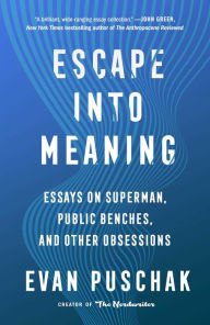 Free downloadble ebooks Escape into Meaning: Essays on Superman, Public Benches, and Other Obsessions