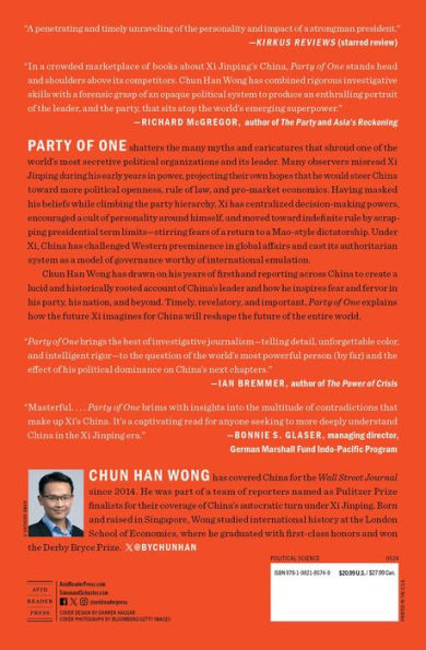 Party of One: The Rise Xi Jinping and China's Superpower Future