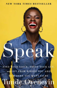 Tunde Oyeneyin celebrates the release of SPEAK in paperback