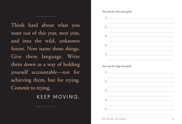 Keep Moving: The Journal: Thrive Through Change and Create a Life You Love