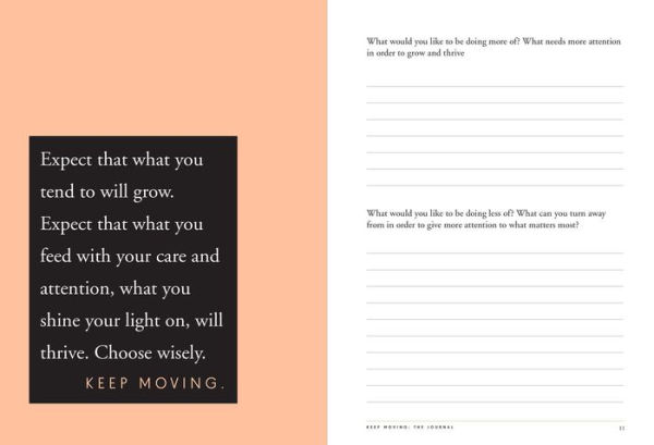 Keep Moving: The Journal: Thrive Through Change and Create a Life You Love