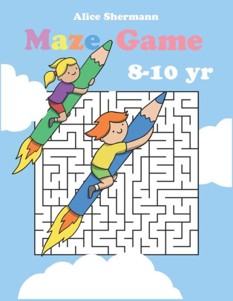 Maze Game: Intermediate Maze Puzzle for Kids Age 8-10 yrs