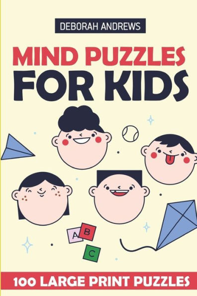 Mind Puzzles For Kids: Eulero Puzzles - 100 Large Print Puzzles