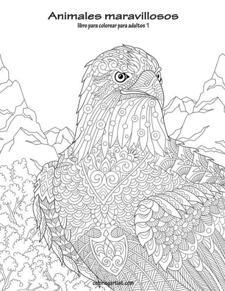 Animales maravillosos libro para colorear para adultos 1