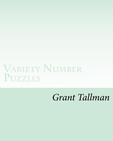 Variety Number Puzzles: Book 1