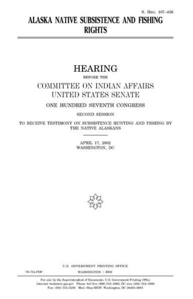 Alaska Native subsistence and fishing rights