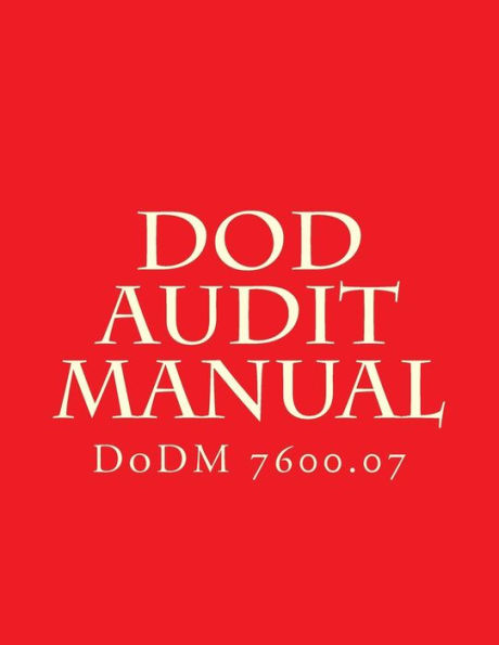 DoD Audit Manual: DoDM 7600.07