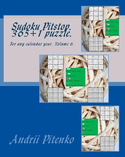 Sudoku Pitstop 365+1 Puzzle. for Any Calendar Year.: Excellent Purchase for Fans of Sudoku.