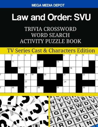 Law and Order: SVU Trivia Crossword Word Search Activity Puzzle Book