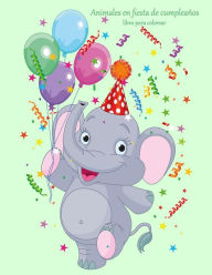 Title: Animales en fiesta de cumpleaños libro para colorear 1, Author: Nick Snels