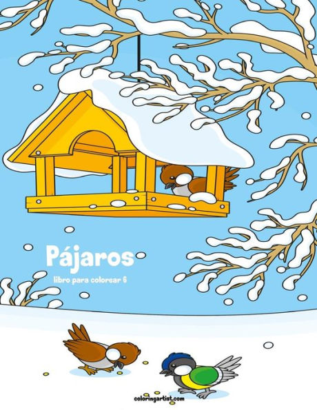 Pájaros libro para colorear 6