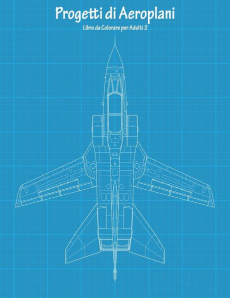 Progetti di Aeroplani Libro da Colorare per Adulti 2