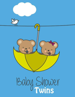 Baby Shower Twins Baby Shower Guest Book Sign In Free Layout To