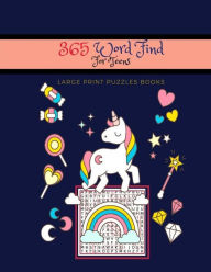 Title: 365 Word Find For Teens Large Print Puzzles Books: 365 Great Puzzles Easy Fun Challenging Brain 365 Word Search Puzzles Books, Author: Jerrod Koch