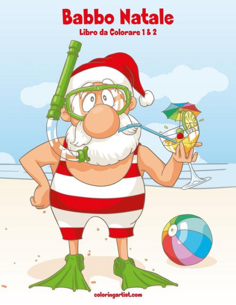 Babbo Natale Libro da Colorare 1 & 2