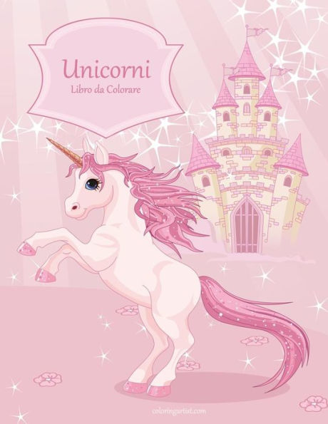 Unicorni Libro da Colorare 1