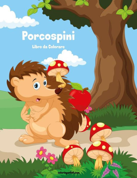 Porcospini Libro da Colorare 1