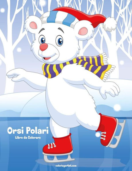 Orsi Polari Libro da Colorare 1