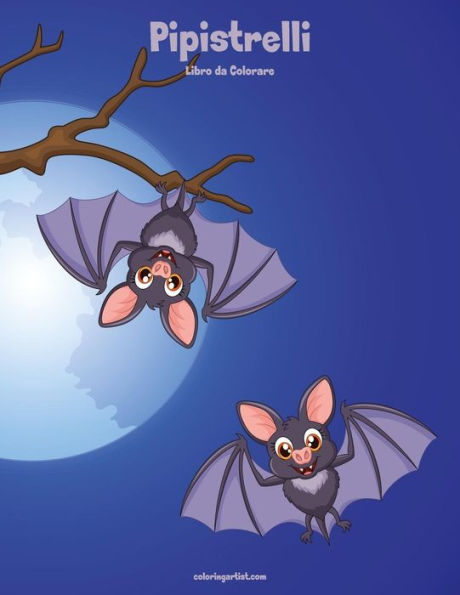 Pipistrelli Libro da Colorare 1