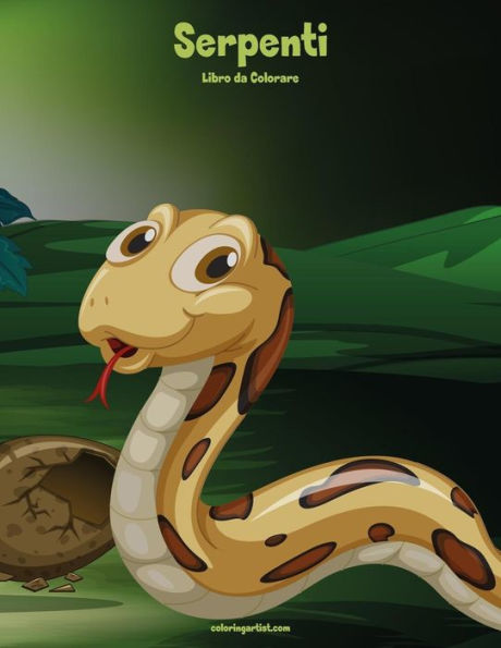 Serpenti Libro da Colorare 1