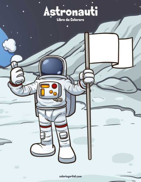 Astronauti Libro da Colorare 1