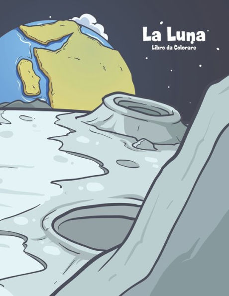 La Luna Libro da Colorare 1