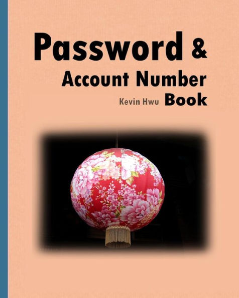 Pass word & Account Number Book: You no longer forget the bank password, keywords.