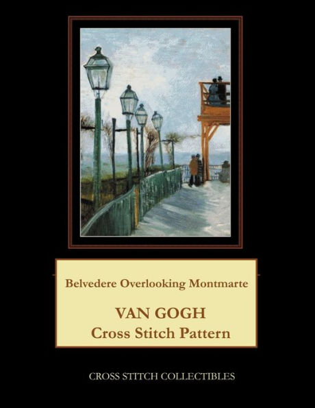 Belvedere Overlooking Montmarte: Van Gogh Cross Stitch Pattern