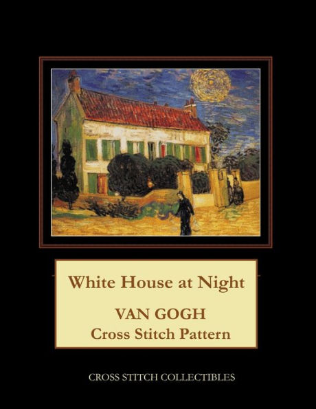White House at Night: Van Gogh Cross Stitch Pattern