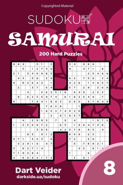 Sudoku Samurai - 200 Hard Puzzles 9x9 (Volume 8)