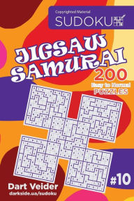 Title: Sudoku Jigsaw Samurai - 200 Easy to Normal Puzzles 9x9 (Volume 10), Author: Dart Veider