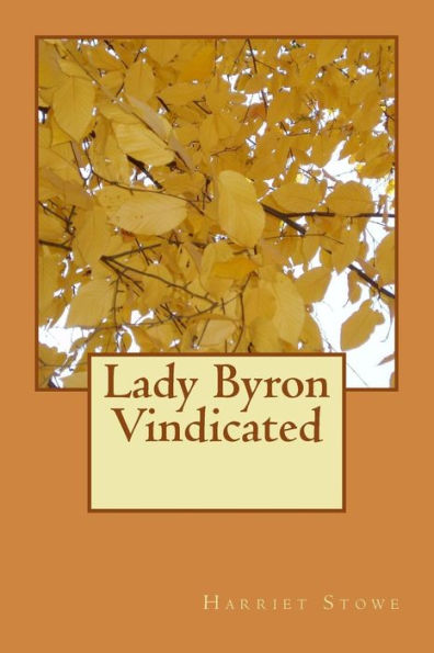 Lady Byron Vindicated